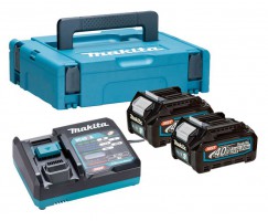 Makita 40V XGT Power Source Kit 2 x 2.0Ah Batteries + DC40RA Charger & MakPac Case £219.95